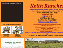 Tablet Screenshot of keithranches.com